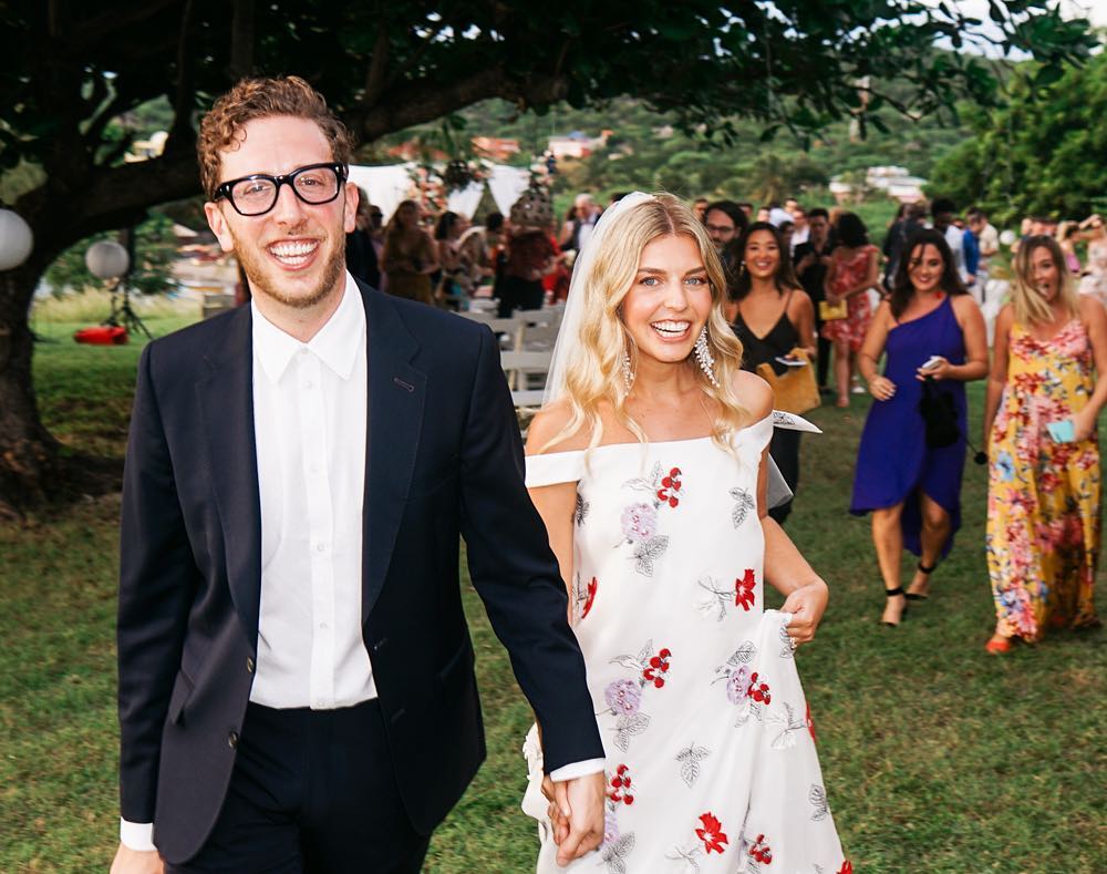 Haley and Alan during their weeding and travel memory at the Golden Eye in Jamaica. 