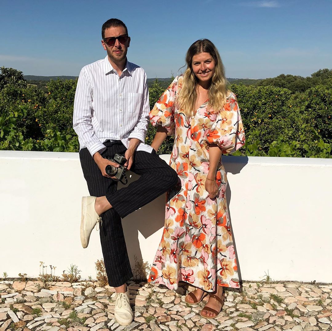 Haley and Alan during the travel trip at the Imani Country House. 